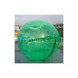 Green PVC Inflatable Walk On Water Ball for Gift / Advertisement / Toy , Environmental