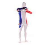 France Flag Lycra Zentai Suit thumbnail-1