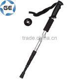 High Quality Rubber Grip 4 Sections Telescopic Trekking Pole Outdoor Walking Alpenstock 6061 Aluminium Alloy Hiking Stick thumbnail-5