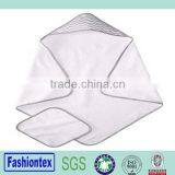 High Quality Baby Woven Washcloth and Hooded Towel thumbnail-1