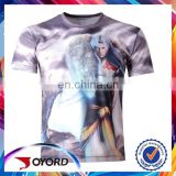100% polyester quick dry sports sublimation t shirt