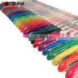 Rainbow Pack 24 Colors Gel Pens Set Metalic Glitter Pastel Neon Gel Ink Pen Set thumbnail-3