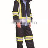 100% polyester oxford raincoat with reflective tape