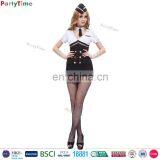 Wholesale Sexy Women Dresses Cosplay Halloween Uniform Woman Sexy Navy Captain Costume thumbnail-2