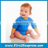 Happiness Clothing In Navy Blue Neoprene Kids Wholesale Swim Wraps thumbnail-3