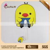Hot selling cute custom plastic pp hand fan for children