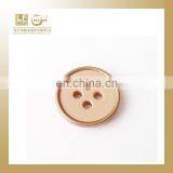 Plastic Button With Metal Rim