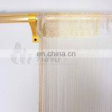 Beaded Gold Metal Living Room String Curtain Fabric thumbnail-4