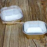 Mini Color Coated Colorful Food Packaging Aluminium Foil Box With Plastic Lid From China Manufacture thumbnail-2