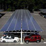 Solar Panel Carport Roof Photovoltaic Carport Impact Resistant thumbnail-2
