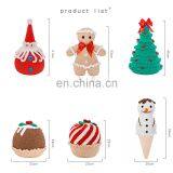 Yarncrafts Gingerbread Man Soft Toy Hand Crochet Christmas Pillow for Kids Gift thumbnail-5