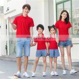 Family Parent Child Custom Logo Solid Plain Color Cotton Polyester Short Sleeve Kids Polo t Shirt thumbnail-5