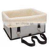 Winter Pet Portable Lamb Hair Car Bag Cat Dog Nest Foldable Open Wash Warm Car With Out Cage thumbnail-6