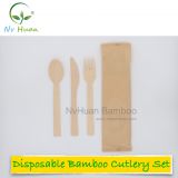 Disposable Cutlery Bamboo Knife Fork Spoon Cutlery Set