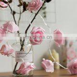 1.5 Meter 10 Rose Garland With Led Light For Wedding Event Party String Lights Red Pink Rose thumbnail-3