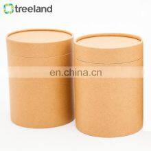 Kraft Paper Box Packaging Round Shape Cylinder Cardboard Can thumbnail-2