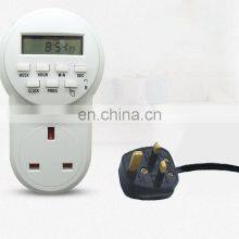 230V 50Hz UK Plug Timer Switch Socket Digital LCD Power Energy-saving Programmable Time Relay