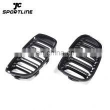 M Style F20 Front Kidney Grill for BMW 118i 120i 125i Hatchback 12-14 Glossy Black thumbnail-1