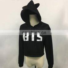 Autumn and Winter Plus Velvet Sweater Long-sleeved Hooded Women's Clothing BTS Casual Sweater Coat for Men and Teenagers thumbnail-2