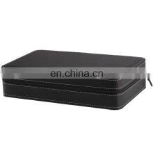 Watch Storage Box PU Leather Custom Black 12 Slots 6 Slots Watch Box Luxury thumbnail-4