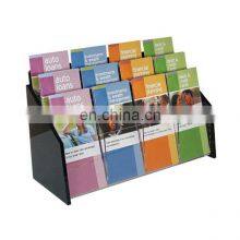 12pockets Plastic Leaflet Holder Acrylic Brochure Stand