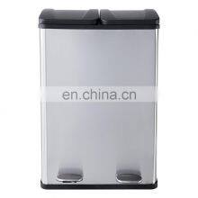 13.6 Gallon Stainless Steel Kitchen Satin Finish Sorting Bin