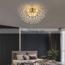 Gold Modern Crystal Designs Glass Ball Bedroom Kitchen Chandelier LED Light thumbnail-2