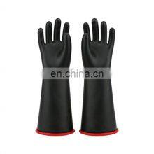 Class 00 0.5KV Long Low Voltage Electric Worker Safety Hand Protection Latex Rubber Insulating Gloves thumbnail-4