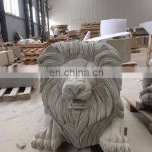 Sichuan Factory Natural Sandstone Hand Curved Carving OEM Various Stone Lion Sculpture thumbnail-5