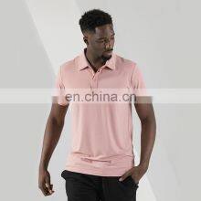 Wholesale New Style Men's Casual Gym Fitness Polo Shirt Ice Silk Quick Dry Workout Sports Active Running Short Sleeve T-Shirt thumbnail-1