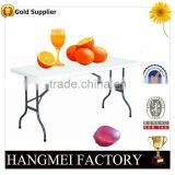 Rectangle HDPE Outdoor Plastic Folding Table For Sale