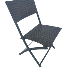 Factory Wholesale Cheap Handwoven Rattan Folding Table for Event Light Weight 25lbs Bearing Portable Folding Table thumbnail-3