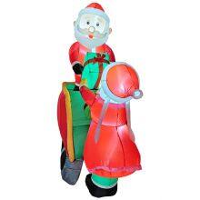 Christmas Outdoor Decor With Santa Inflatable – Perfect for Xmas Decor thumbnail-2