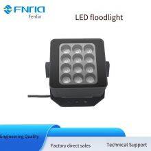 Led Outdoor Waterproof Square High-power Floodlights 24w, 48w, 72w, Monochromatic and Full-color With 512 Control thumbnail-1