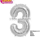 who sells silver foil helium number balloons in China