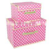 Foldable Non-woven Black Paper Shoe Storage Box thumbnail-3