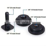 Pro 1/4 Tripod Mount Screw tp Flash Hot Shoe Adapter for Camera and Moniter Camera thumbnail-2