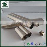 Unique Tube Shape Metal Hip Flask for Liquor