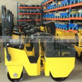 mini compactor,vibratory,ride-on double drum road compactor,Japan engine and bearing 9HP,CE certification