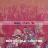 100% Silk Chiffon Woven Beautiful Digital Printing Fabric