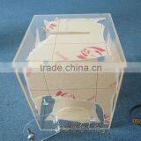 GH-RJ004 Hot Sale Clear Donation Box With Lock ,high Polished Acrylic Donation Box thumbnail-2