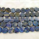 Wholesale Tumbled Flat Loose Faceted Gemstone Lapis Lazuli Supplier thumbnail-4