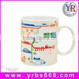 Map Pattern Color Changing Mug Sublimation Mug Business Gift thumbnail-5
