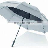 Double Pongee Layer Fabric Golf Umbrella With Colorfull Printing