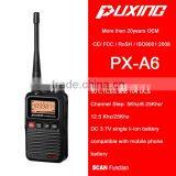 MINI Two Way Radio PX-A6 0.5W PMR 2W Professional Compact 50 CTCSS 104 DCS VOX thumbnail-1