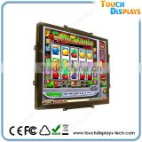 16:9 wide screen 17 inch advertising kiosk and pog or wms monitor 1366*768