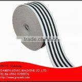 High Quality Black And White Stripe Polyester Webbing Made In China thumbnail-4