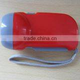 2PCS LED Hand Crank Flashlight