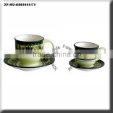 fashionable ceramic coffee cup saucer