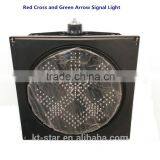 Wholesale Kutuo 300mm Driveway Indicator Red Cross and Green Arrow in One Unit Traffic Signal Light thumbnail-4
